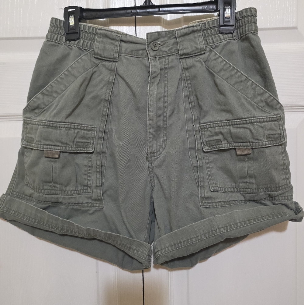 St. John's Bay Olive Green Cargo Shorts